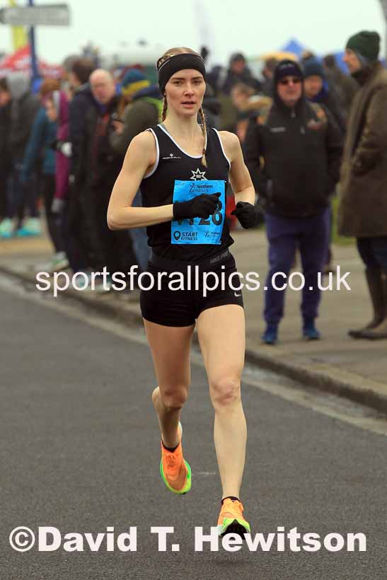 Senior womens 6 Stage 2023 Northern Mens 12 stage and Womens 6 Stage Relays and Young Athletes, Redcar. Photo: David T. Hewitson/Sports for All Pics